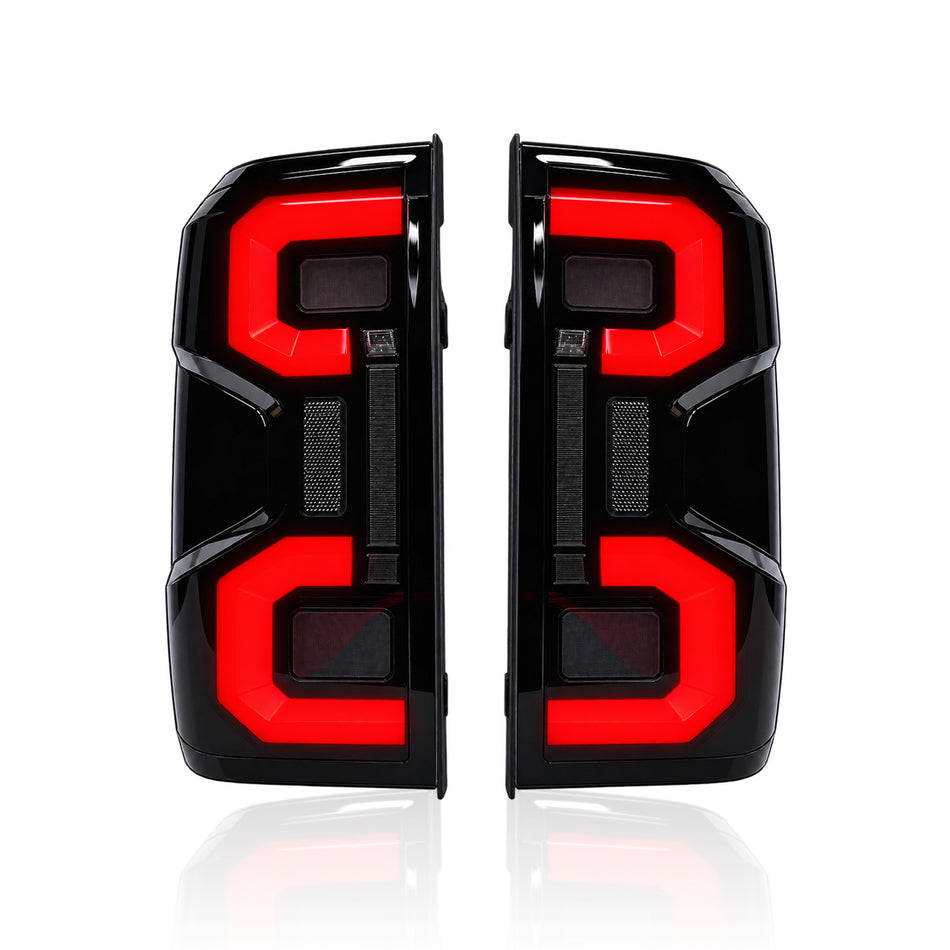 Ford Next Gen Ranger (2022-Current) - Black Smoked LED Tail Lights (Pair)