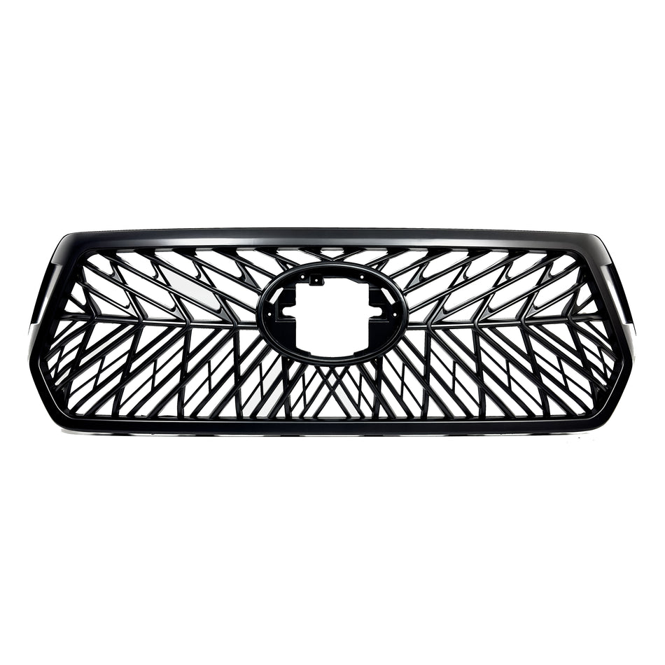 Satin Black Front Grille - Toyota N80 Hilux (2018-2020)