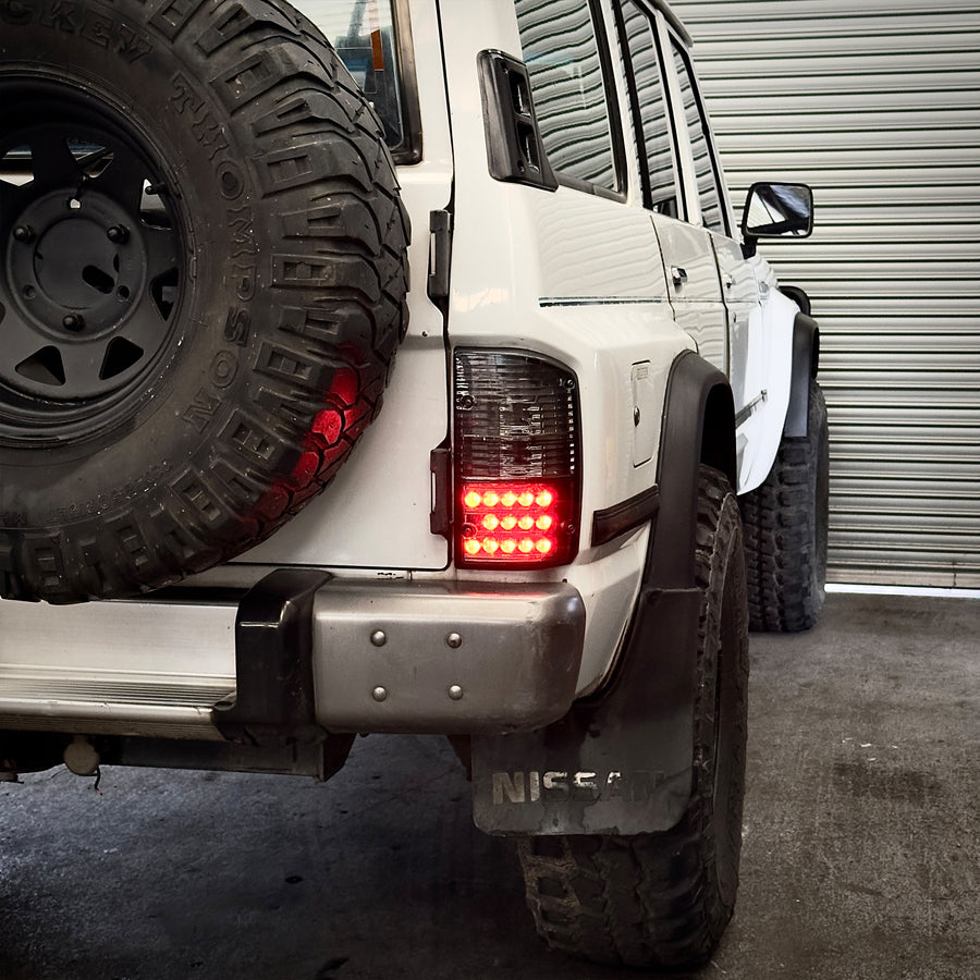 Smoked LED Tail Lights (Pair) - Nissan GQ Patrol (1988-1997)