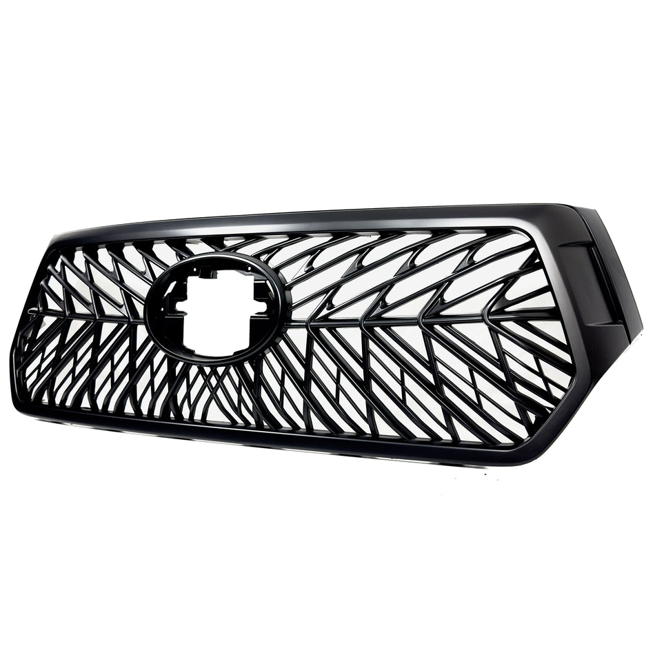 Satin Black Front Grille - Toyota N80 Hilux (2018-2020)