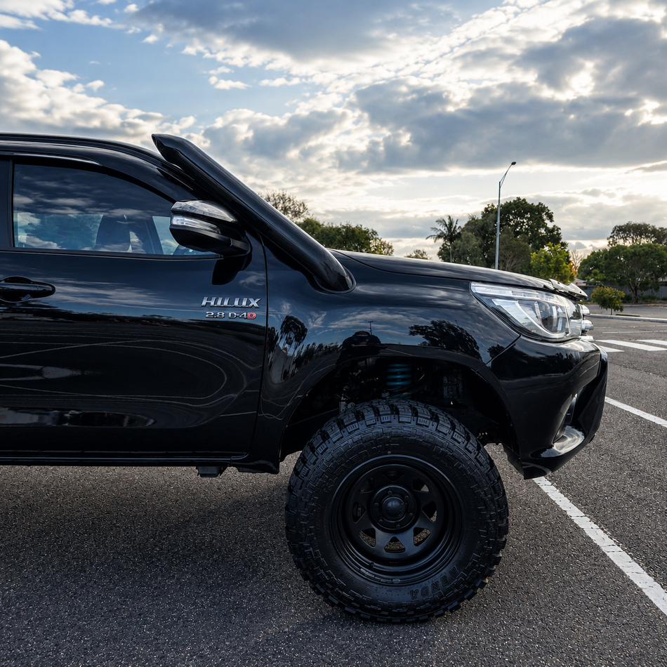 Toyota N80 Hilux (2015-2025) 4” Stainless Steel Short Entry Snorkel