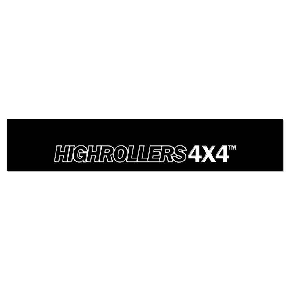 Supreme High Rollers Sun Visor - Matte Black/Ghost Lettering