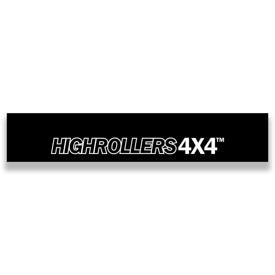 Supreme High Rollers Sun Visor - Black/White Lettering