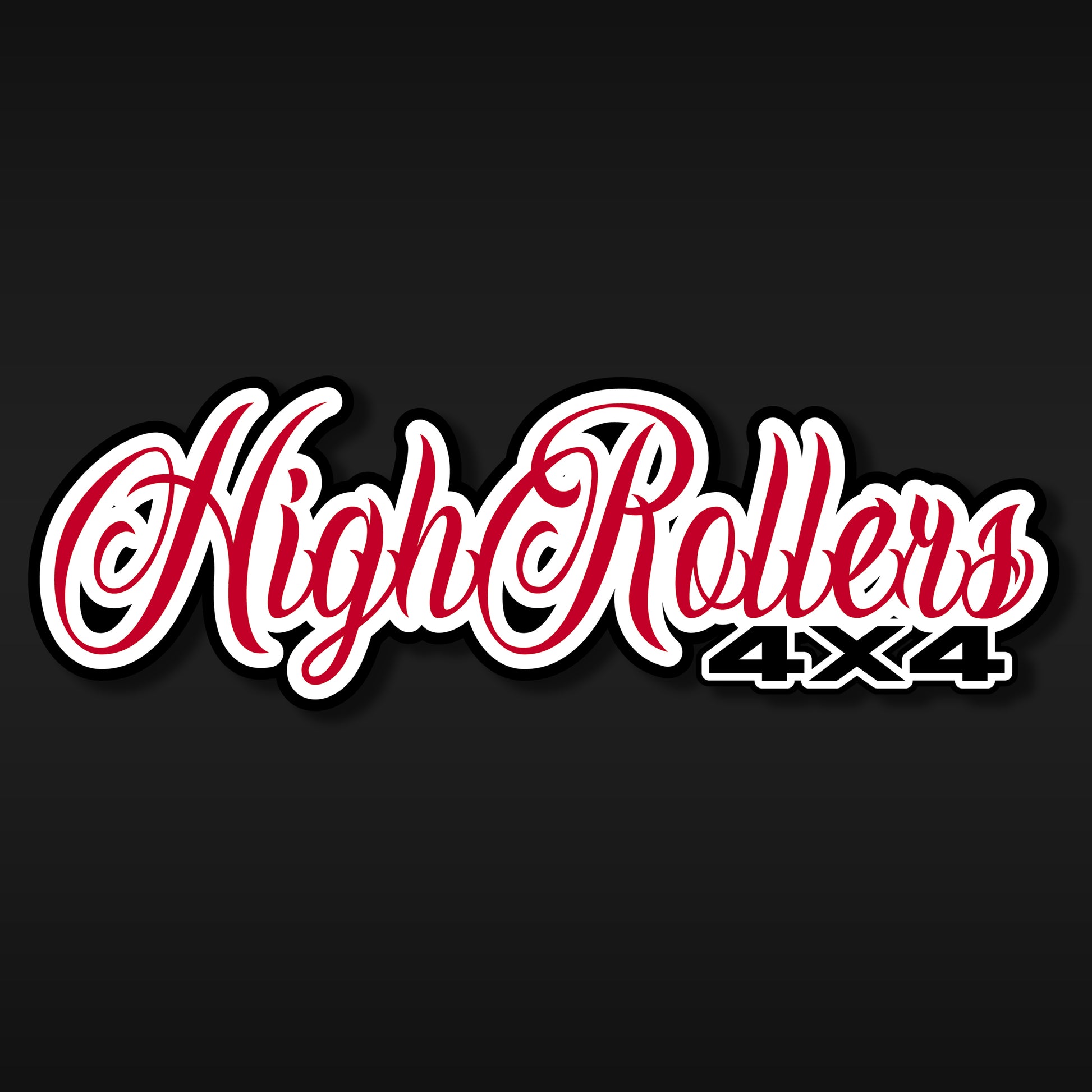 Signature Logo Decal – High Rollers 4x4