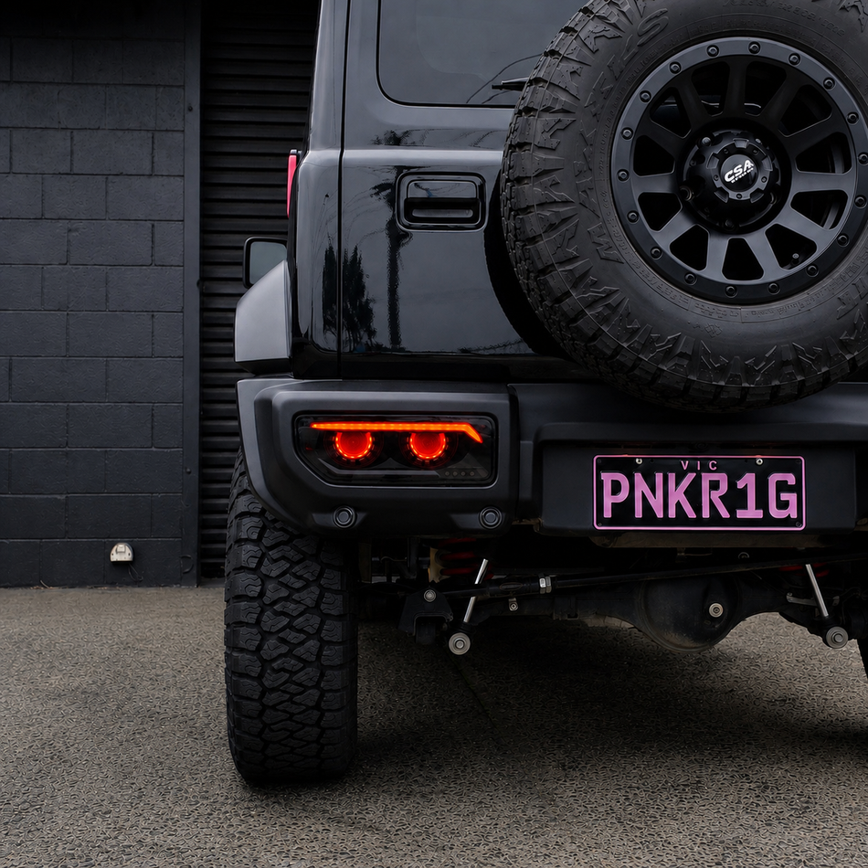 Blacked Out LED Tail Lights (Pair) - Suzuki Jimny (2018-Current) / Tray Lights