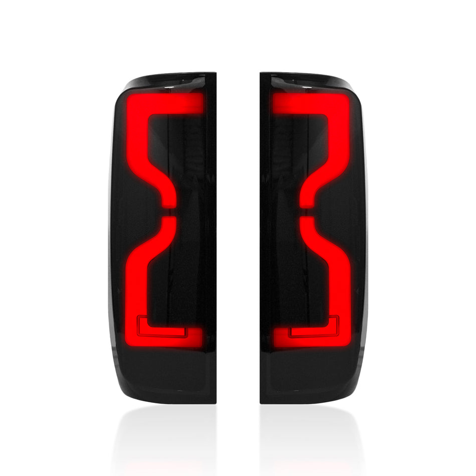 Black Smoked LED Tail Lights (Pair) - Ford PX Ranger & Raptor (2011-2022)