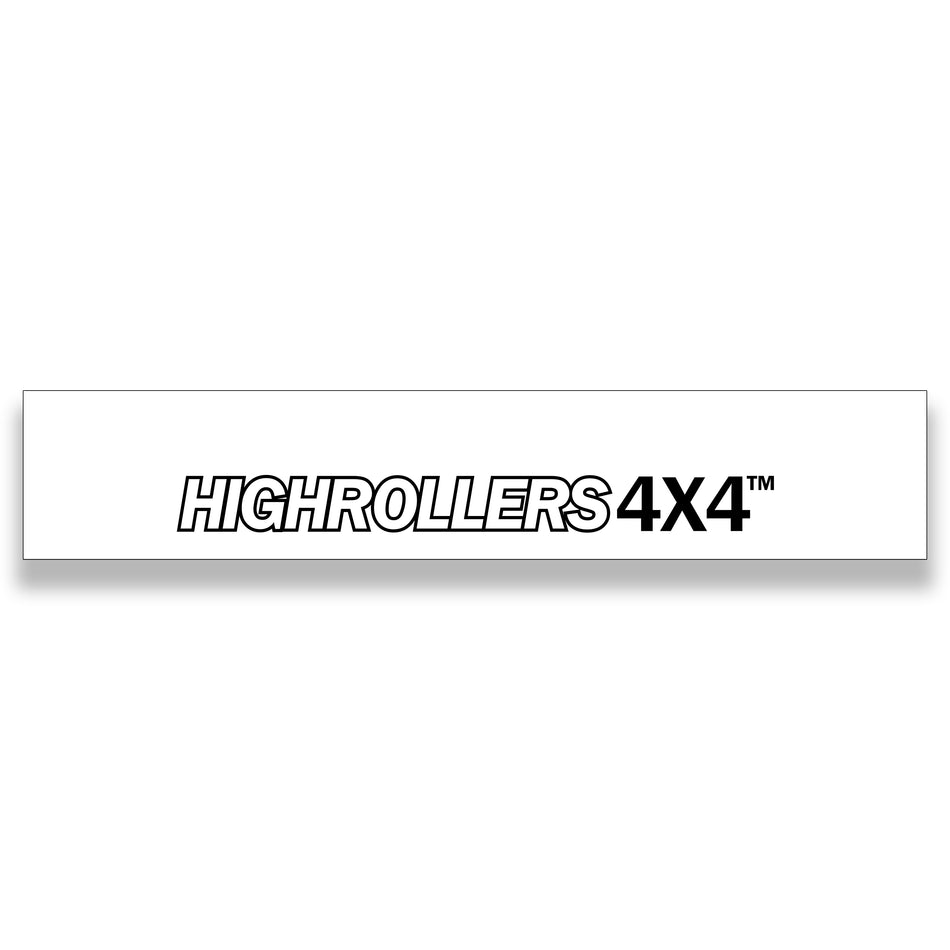 Supreme High Rollers Sun Visor - White/Black Lettering