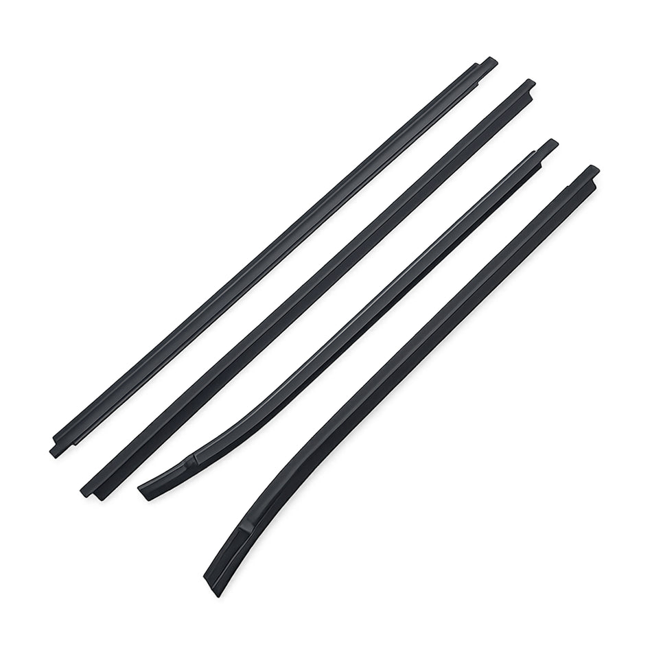 Toyota N70 Hilux (2005 -2015) Blacked Out Window Seal Weather Strip 4 Piece Kit
