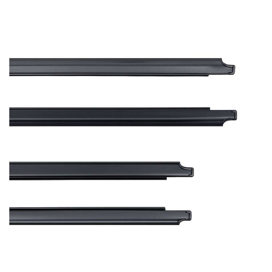 Toyota N70 Hilux (2005 -2015) Blacked Out Window Seal Weather Strip 4 Piece Kit
