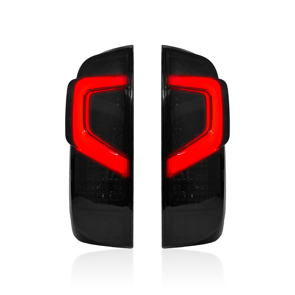 Black Smoked LED Tail Lights (Pair) - Nissan NP300/D23 Navara (2015-2025)