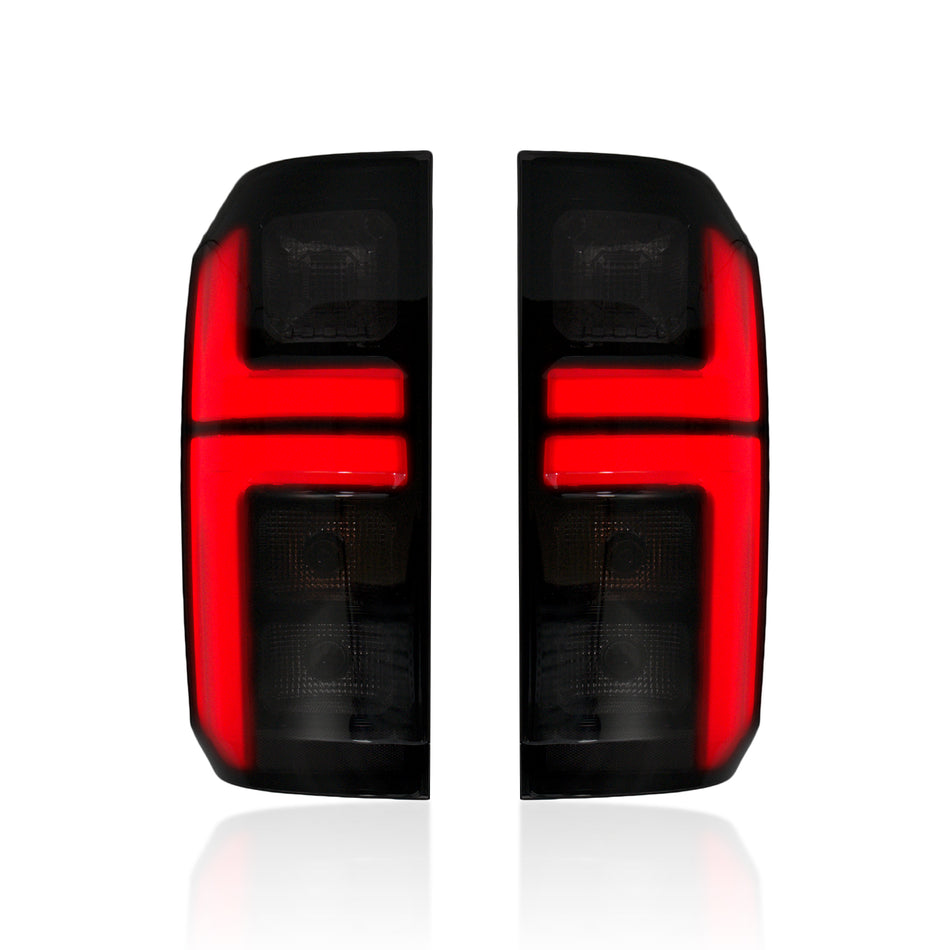 Black Smoked LED Tail Lights (Pair) - Mitsubishi MV Triton (2024-Current)
